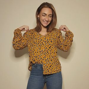 Cheetah Print Blouse *With Tags!!*